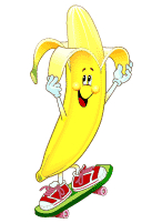 I hope this is ok I'm doing it for my son-banana-board.bmp