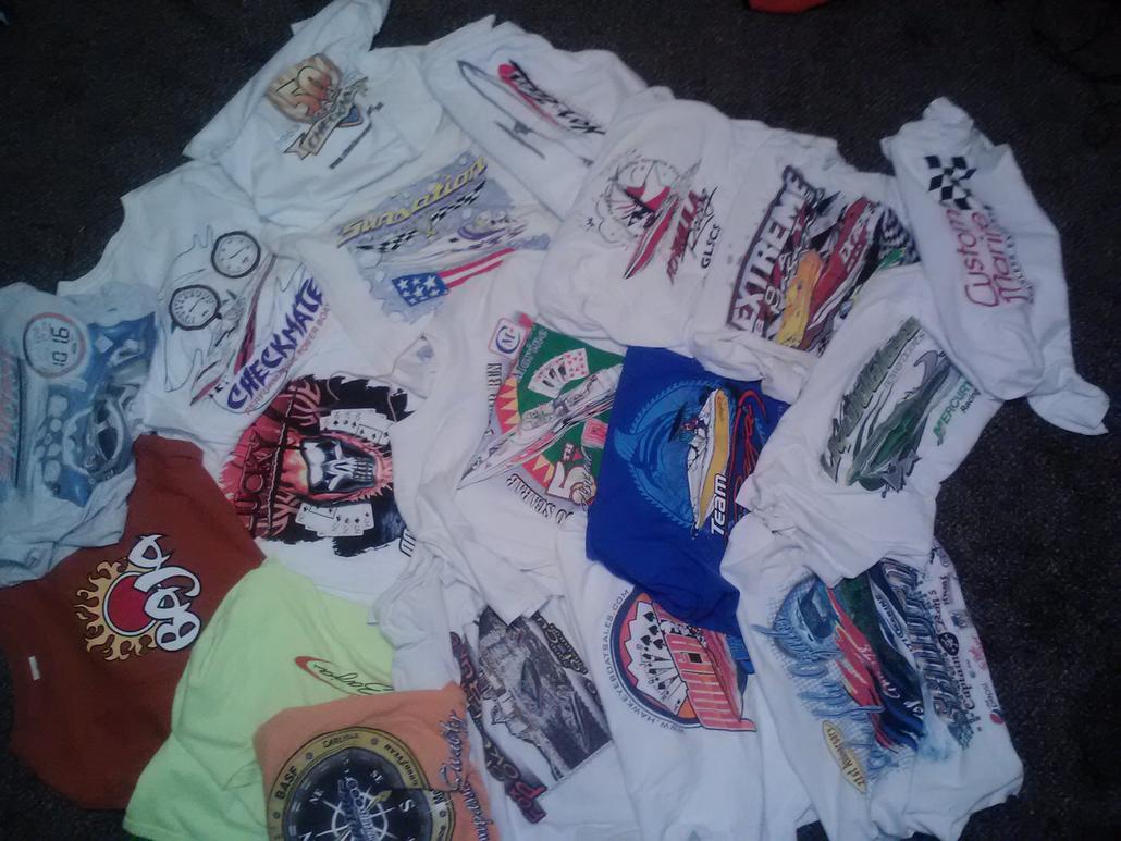 world record most t shirts