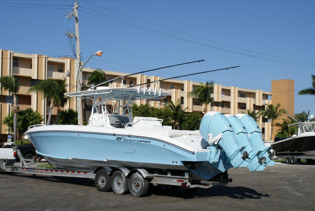 New 2013 37 Midnight Express in Ice Blue!! 