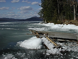 Ice going out of Lake George.-storedock6.jpg