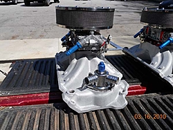 Quick Fuel 950 carbs and intakes, arrestors, Kuhl blower adapter plates-ebay-010.jpg