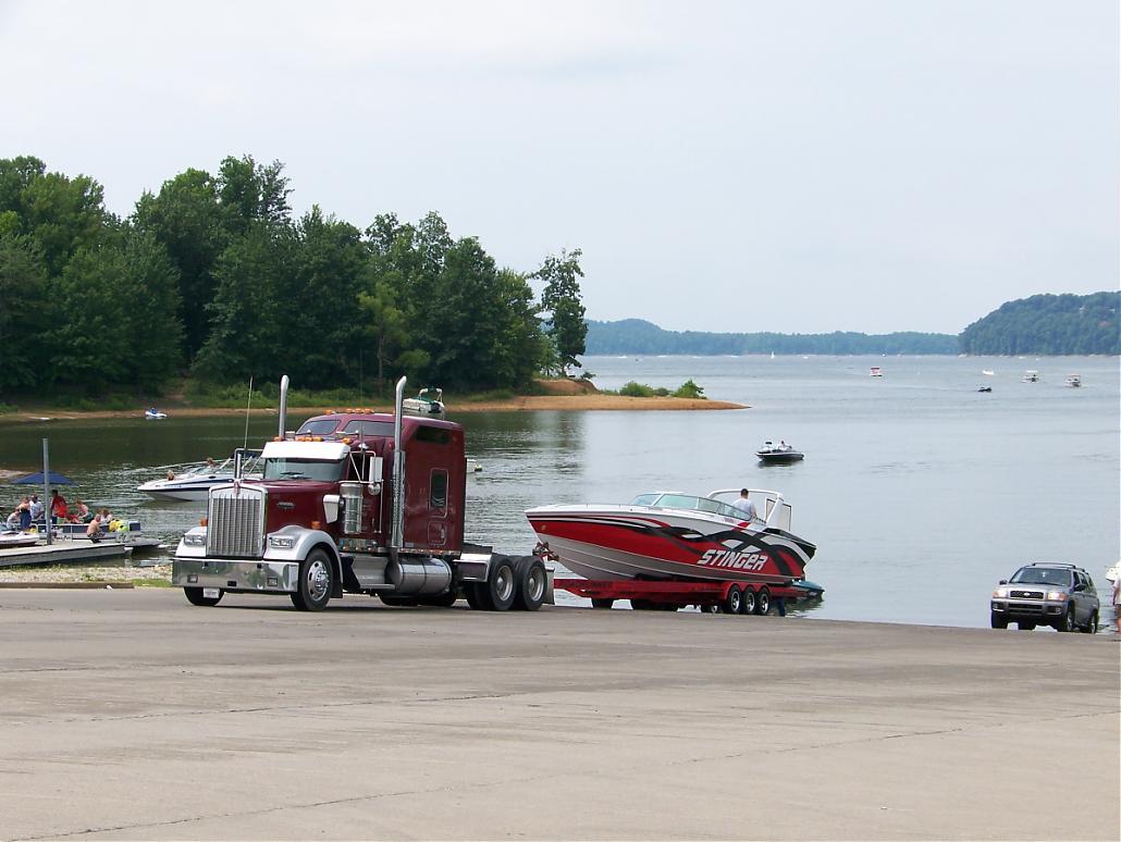 Trucks With Trailer And Boat