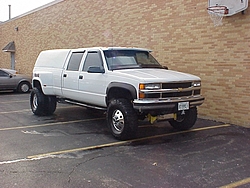 What tires you guys towing with i am looking at Michelin Defender M/S2 This is a 4x4.-duallylifted.jpg